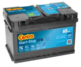 Akumulator CENTRA Start-Stop EFB CL652 65Ah 650A 12V B13