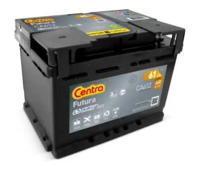 Akumulator CENTRA CA612 61Ah 600A 12V P+ Futura