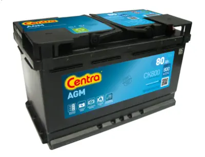 Akumulator CENTRA CK800 80Ah 800A 12V P+ AGM Start-Stop