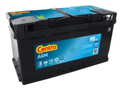Akumulator CENTRA CK950 95Ah 850A 12V P+ AGM Start-Stop