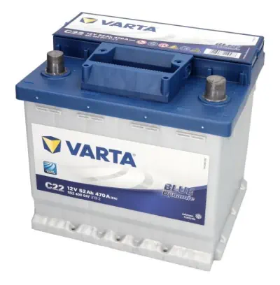 Akumulator VARTA C22 52Ah 470A 12V P+ Blue Dynamic