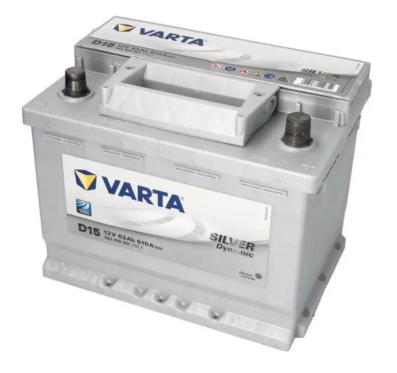 Akumulator VARTA D15 63Ah 610A 12V P+ Silver Dynamic